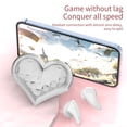 thumbnail image 5 of valentines day decor for Men Deformable Wireless Heart-shaped Bluetooth Headset In-ear Wireless Noise Reduction Rotary Decompression Cute Valentine's Day Boys Gift Headphones, 5 of 6