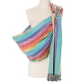 thumbnail image 2 of Bandolera para bebé, funda de verano, arcoíris, 100% algodón, 2 of 9