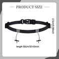 thumbnail image 7 of Pitycbo Triathlons Race Number Belt with Loop 6 Loops for Food Cycling Quick Release Black, 7 of 7