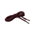 thumbnail image 2 of INSPIRE CHIC Unisex Round Rope Dual Colored Striped 1/5 Thick Boot Shoelace 90cm / 35.43" Black Wine Red, 2 of 4