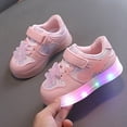 thumbnail image 4 of Xudanell Toddler Boy Sneakers Luminous Toddler Dress Shoes Boys Thick Soled Sneakers Light Soled Shoes, 4 of 7