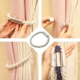 thumbnail image 4 of SPRING PARK Punch-Free Curtain Tie Backs Magnetic Rope Buckle Holder Tieback Clips Home Window, 4 of 7