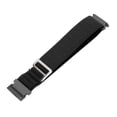 thumbnail image 2 of Correa de repuesto de nailon tejido elástico con cierre de velcro para Fitbit Versa 4, 3 y Sense 2, color negro., 2 of 14