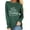 1 Green, variant on Womens Long Sleeve Merry Christmas T-Shirts Christmas Tree Bright Graphic Tee Tops (XL,Green)