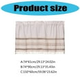 thumbnail image 5 of Neutral Tone Polyester Blend Window Drapery Privacy Solution for Room, 5 of 13