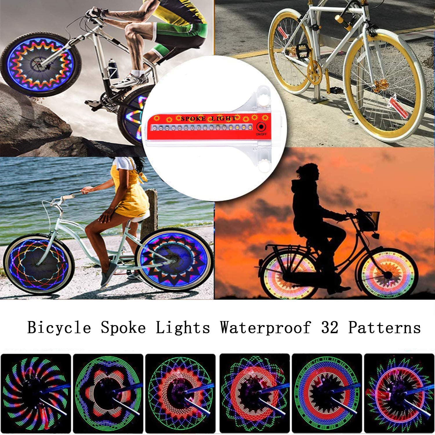 Bike Wheel Light, Bicycle Spoke Lights 