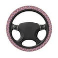 thumbnail image 2 of KLL Car Steering Wheel Cover, Universal 15 inch, Soft Elastic and Comfortable,Car Accessories Decorations-Skull daisy flower, 2 of 7
