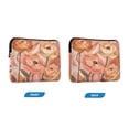 thumbnail image 7 of FORMRS 15-15.6 inch Laptop Sleeve Case Soft Carrying Quilted Computer Bag Cover, Abstract Orange Flowers, 7 of 7