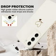 thumbnail image 2 of for Samsung Galaxy S23 Plus Case Girls Women, Cute Love Heart Pattern Phone Case Flexible Liquid Silicone Shockproof Protective Bumper Cover for Samsung Galaxy S23 Plus-White, 2 of 13