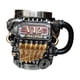 thumbnail image 4 of Taza de café con forma de motor, taza de té, moderna taza interior de acero inoxidable para bebidas frías y calientes, mecánica, para fiestas, cocina, 4 of 9