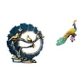 thumbnail image 1 of figurita de chuchería,Adorno figura artesanía escultura amor estatua,Estatua del pavo real,Estatua de pavo real,adorno de escritorio creativo y divertido,Escultura decorativa de pavo real, 1 of 8