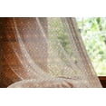 thumbnail image 2 of Zambia Tulle Curtains with Rod Pocket, Wild Tropical Animal Camouflage Skin Pattern Bohemian Folk Design, Sheer Drape for Wedding Party 2 Panels, 7 Sizes, Pale Caramel Dark Brown, by Ambesonne, 2 of 3