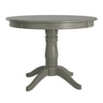 thumbnail image 4 of Lexington 42" Round Wood Pedestal Base Dining Table, Antique Grey, 4 of 7