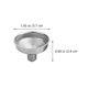 thumbnail image 2 of Embudos de acero inoxidable duraderos de 10 piezas para llenar accesorios para el hogar en polvo de especias HOMEMAXS 13636502-MX, 2 of 6