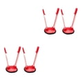 thumbnail image 1 of Ounissouiy Paquete de 2 bolsas de preparación de alimentos, soporte para estante, bolsas de sándwich reutilizables ajustables, soporte de manos Rojo 2piezas, 1 of 6