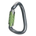 thumbnail image 4 of Mosquetón de escalada resistente con bloqueo automático, 25 kN, cierre giratorio en forma de D, para correa de perro de caza y accesorios para, 4 of 8