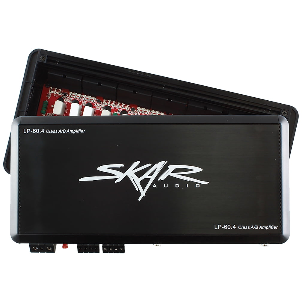 Skar Audio LP604ABV2 4 Channel Class AB Amplifier, 316W RMS