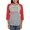 Heather/Red, variant on CafePress - Amazing Aunt - Womens Baseball Tee