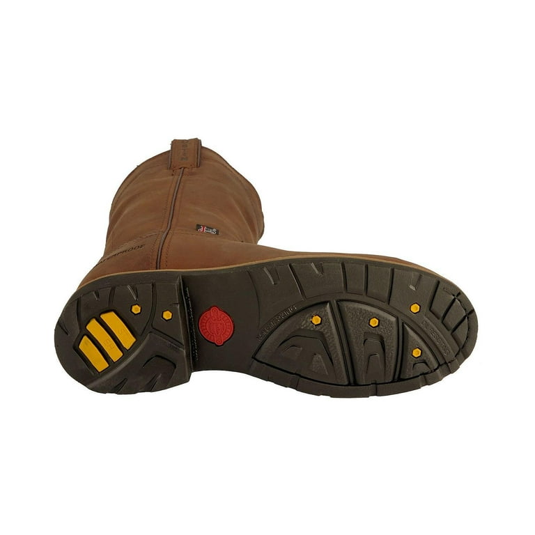 Justin Men s Drywall Pull On Steel Toe EH Work Boots Walmart