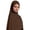 Brown, variant on Elegant Flowing Wrap Scarf Shawl Headwrap Turban Made From Soft Breathable Solid Color Lightweight Versatile Hair For plus Size Scarf Dresses for Women