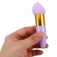 thumbnail image 4 of 3 Pcs Éponge de Maquillage Inclinée avec Poignée pour Fond de Teint Mélange de Poudre Réutilisable Portable pour Retouches en Déplacement, 4 of 8