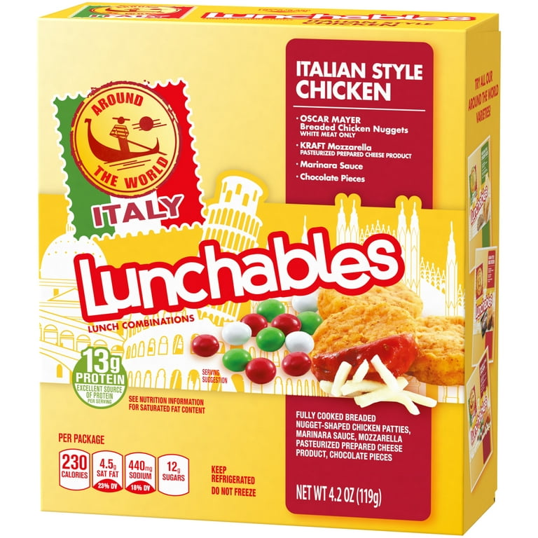 Lunchables Lunch Combinations, Chicken Strips, Boxed Meals