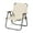 White, variant on figatia Camping Chair Foldable Chair with Handles Heavy Duty Outdoor Chair Fishing Chair for Beach Fishing Backpacking Hiking Camping Black