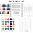 thumbnail image 2 of 195pcs Acrylic Keychain Blanks for Vinyl Kit | 25pcs Colorful Plush Ball, 25pcs Acrylic Disc, 25pcs Color Tassel, 40pcs Keychain, 80pcs Jump Ring Included for DIY Keychain Crafts, 2 of 7