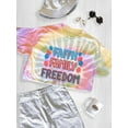 thumbnail image 3 of Faith Family Freedom Neons Tie Dye Spiral Women -Image by Shutterstock, Female Large, 3 of 4