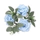 thumbnail image 4 of Corona de anillo con vela de pilar perfecl decoración rústica bohemia azul, 4 of 8