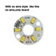 thumbnail image 4 of Chip LED SMD de bajo voltaje de 5 V y 12 V, lámpara de dos colores segmentada tricolor, placa de luz, bombilla, fuente de luz redonda, 4 of 5