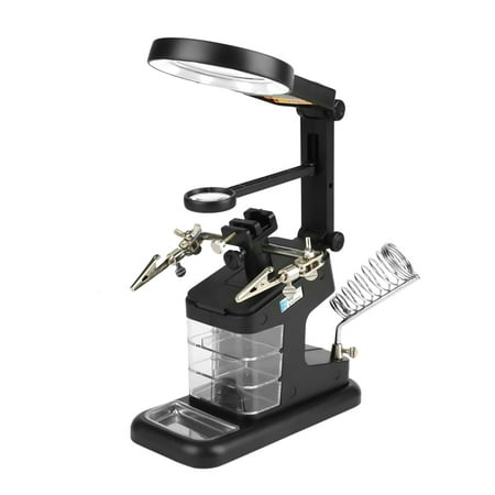 

USB Soldering Iron Workstation 3 Mini Tool Cases Soldering Iron Workstation 360 Degree Rotation Stable Base For Laboratory For School