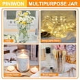 thumbnail image 6 of Wide Mouth Mason Jars 16 oz with Airtight Lids and Bands, 6 Pack Canning Jars, Clear Glass Pint Jars for Canning, Fermenting, Pickling, Meal Prep, Overnight Oats$$Home Decor, Kitchen, & Other, 6 of 7