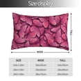 thumbnail image 4 of Disketp Pillow Covers Pink Butterfly Pattern Throw Pillow Case Cushion Covers,Cushion For Bedroom,Couch,Home-20"X30", 4 of 8