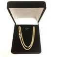thumbnail image 4 of 14k Yellow Gold Gourmette Chain Necklace, 2.0mm, 24", 4 of 5