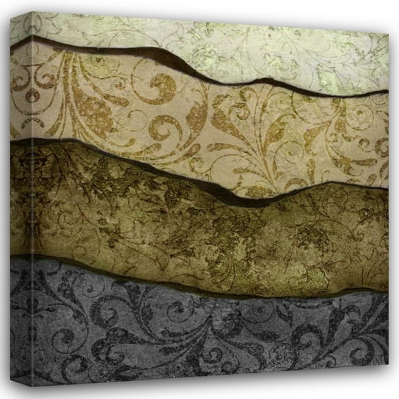 Kristin Emery 26x27 Gallery Wrapped Canvas Wall Art Titled - River Earth Cool I