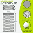 thumbnail image 5 of ProsourceFit Acupressure Mat and Pillow Set for Back/Neck Pain Relief and Muscle Relaxation, 5 of 8