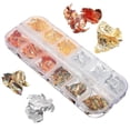thumbnail image 1 of Metallic Foil Filler Set for Epoxy Art Crafting – Lightweight Durable Tinfoil with Intricate Design for Decoration and Packaging, 1 of 5
