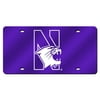 Northwestern Wildcats NCAA Laser Cut License Plate Cover