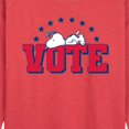 thumbnail image 2 of Peanuts - Vote Snoopy - Women's Lightweight French Terry Pullover, 2 of 6