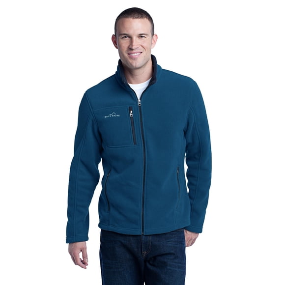 Eddie Bauer Full Zip Fleece Jacket (EB200) Deep Sea Blue, XL eddie bauer 689775