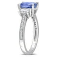 thumbnail image 3 of Everly Women's Tanzanite 14K White Gold Engagement Ring, 3 of 8