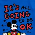 thumbnail image 3 of Disney - Mickey Mouse - It's All Going To Be Ok - Youth Short Sleeve Graphic T-Shirt, 3 of 5