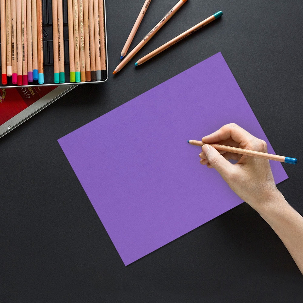 JAM Paper Letter Cardstock, 8 1/2 x 11, 65lb Violet Purple, 250 per Pack
