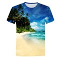 thumbnail image 3 of Playeras Estampadas Para Hombre, Camiseta Informal De Manga Corta Con Cuello Redondo Y Estampado Pequeño A La Moda Con Personalidad Para Hombre, 3 of 4