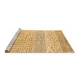 thumbnail image 2 of Ahgly Company Machine Washable Indoor Rectangle Oriental Brown Modern Area Rugs, 3' x 5', 2 of 4