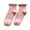 Pink, variant on ZHENHONG Slipper Socks for Women Women Edge Cotton Vertical Striped Boat Socks Fresh Socks