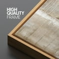 thumbnail image 5 of Large Framed Canvas Print Neutral Beige and White Textured with a Weathered LookWall Art Decorative Ready to Hang Painting for Living room Bedroom 60x30 inches Natural Frame, 5 of 7