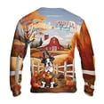thumbnail image 2 of Thanksgiving Boston Terrier Pilgrim Grateful, Thankful, Blessed Fall Welcome All Over Print 3D Sweatshirt Unisex Merch Gentleman Dog Lover Gifts - 00021, 2 of 6
