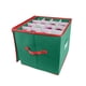 thumbnail image 5 of Caja de almacenamiento de Navidad con 64 compartimentos, adornos navideños decorativos, estante plegable, metal, para dormitorio, almacenamiento organizado, organizador de regalos,, 5 of 9